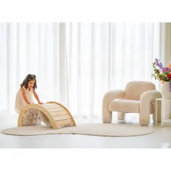 Buxibo Houten Klimbrug/Klimboog XXL Montessori Klimrek Inclusief Kussen Discount