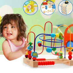 Buxibo Houten Telraam Kinder Speelgoed Rekenrek Educatief Spelen