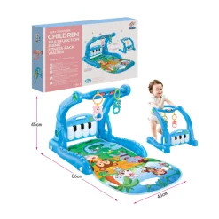 Buxibo 2in1 Babygym/Baby Walker Piano Speelmat voor Baby's Muziek Speelkleed Online