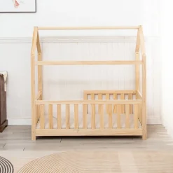 Buxibo Kinderbed met Matras Houten Peuterbed Huisbed Sale