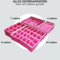 Buxibo Kleding Opbergbox Set Opvouwbaar 4 Stuks Sale