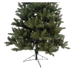 Buxibo PVC Kerstboom met 200 LED en 8 lichteffecten EU-stekker Metalen Standaard Outlet
