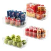 Buxibo 4x Koelkast Organizers Set Multifunctionele Koelkast/Badkamer/Kast/Kantoor Bakjes Outlet