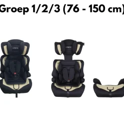 Cabino Autostoel Groep 1/2/3 I-Size Discount