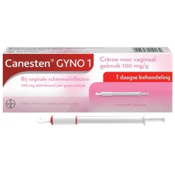 Canesten Gyno 1-Daagse Behandeling Crème bij Vaginale Schimmelinfecties New
