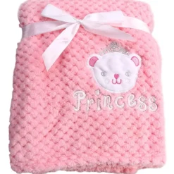 Cangaroo Roze Freya Princess 75 x 105 cm Wiegdeken