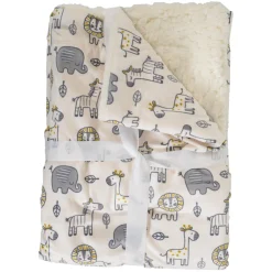 Cangaroo Shaggy Beige 75 x 105 cm Wiegdeken Outlet