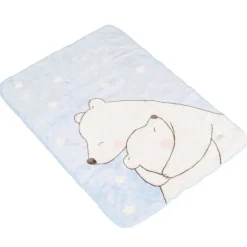 Cangaroo Softy Sweet Hugs Blue 80 x 110 cm Wiegdeken Clearance