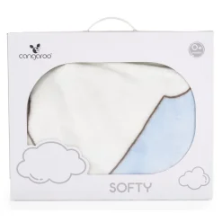 Cangaroo Softy Sweet Hugs Blue 80 x 110 cm Wiegdeken Clearance