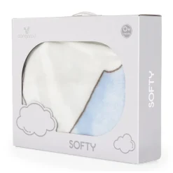 Cangaroo Softy Sweet Hugs Blue 80 x 110 cm Wiegdeken Clearance