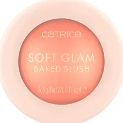 Catrice 020 Peache Breeze Soft Glam Baked Blush Hot