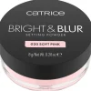 Catrice Bright & Blur 020 Soft Pink Setting Powder New