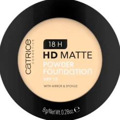 Catrice 18H HD Matte 010W Powder Foundation New