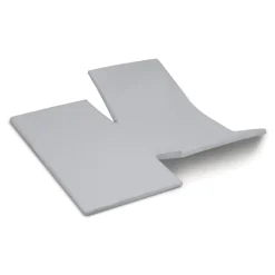 Cinderella Dubbele Splittopper Hoeslaken Jersey Katoen Stretch - light grey 180x200/210cm New