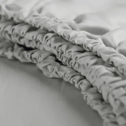 Cinderella Dubbele Splittopper Hoeslaken Katoen Weekend - light grey 180x210cm Online