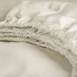 Cinderella Dubbele Splittopper Hoeslaken Katoen Satijn Sunday - ivory 180x210cm Hot