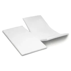 Cinderella Dubbele Splittopper Hoeslaken Katoen Satijn Sunday - white 180x200cm Discount