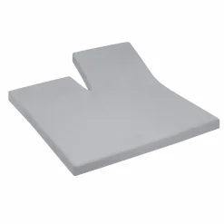 Cinderella Splittopper Hoeslaken Jersey Katoen Stretch Single Split - light grey 180x200/210cm New