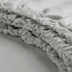 Cinderella Splittopper Single Split Hoeslaken Basic Katoen - light grey 180x200cm Best