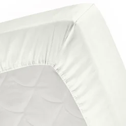 Cinderella Splittopper Single Split Hoeslaken Katoen Satijn - ivoor 180x200cm Best