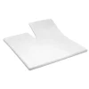 Cinderella Splittopper Single Split Hoeslaken Katoen Satijn - white 160x200cm Outlet