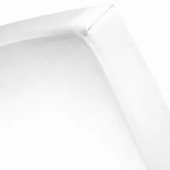 Cinderella Splittopper Single Split Hoeslaken Katoen Satijn - white 160x200cm Outlet