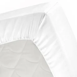 Cinderella Topper Hoeslaken Katoen Satijn - white 90x200cm Hot