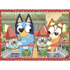 Bluey Clementoni 4-in-1 Puzzel New