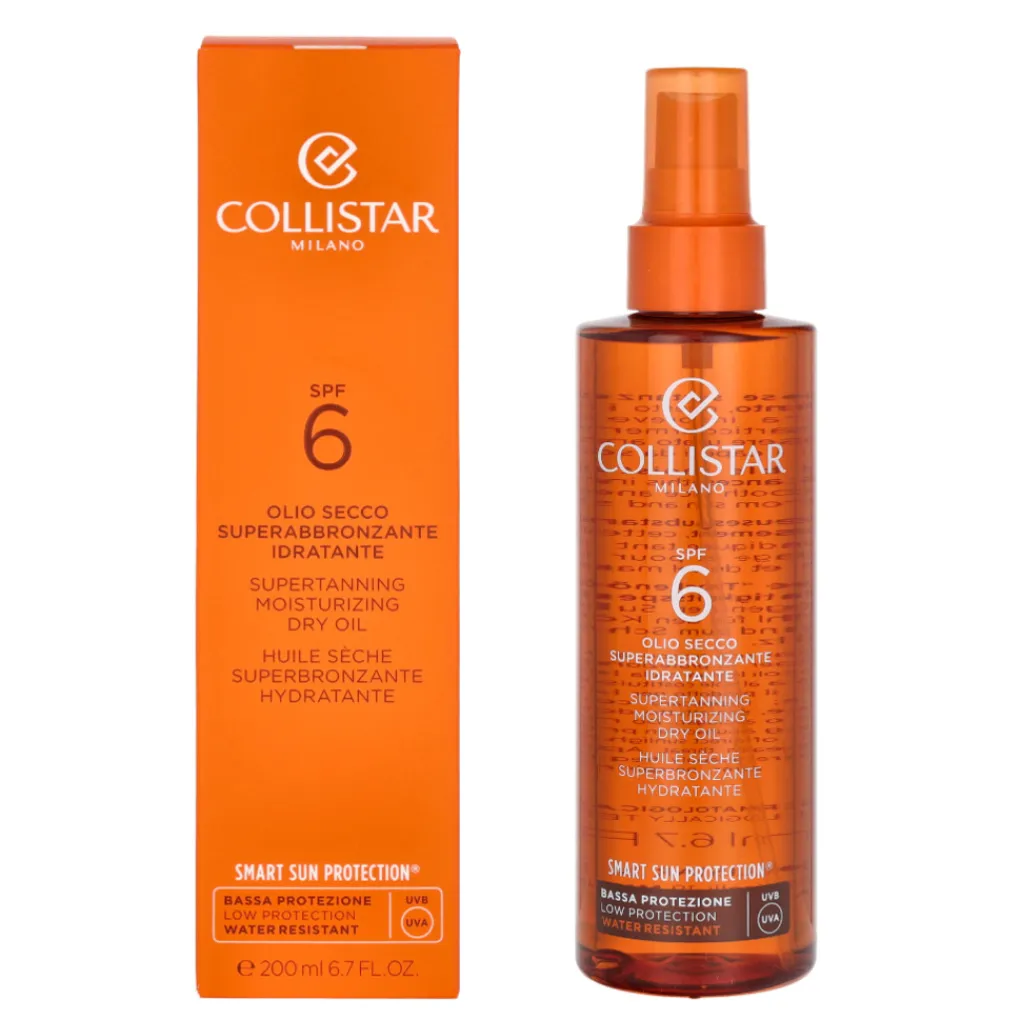 Collistar Supertanning Moisturizing Dry Oil SPF6 200ml Hot