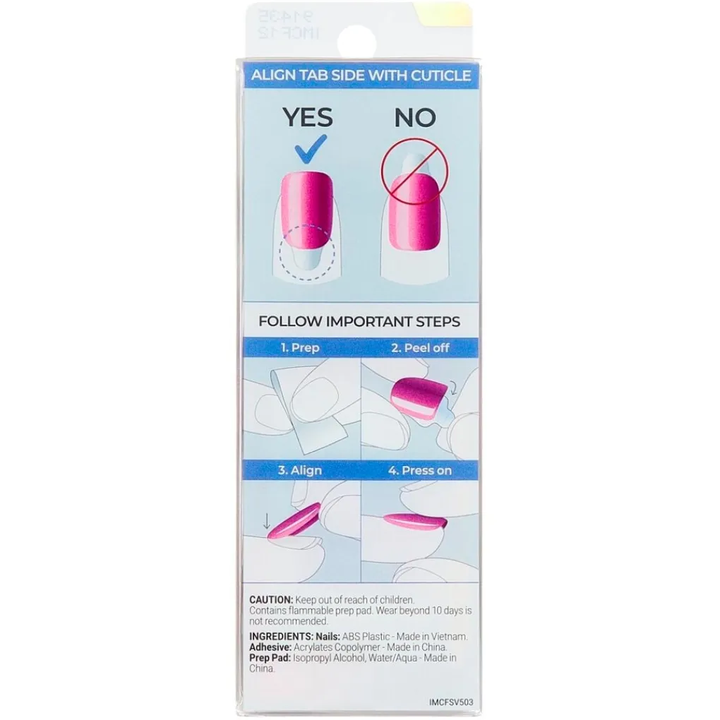 Impress Color FX by The No Glue Mani Better Kunstnagels Hot