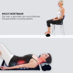 Confibel Acupressure Mat en Kussen Spijkermat + Kussen set + Triggerpoint bal New
