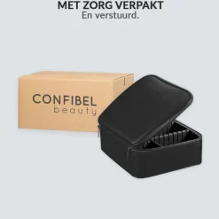 Confibel Cosmetica Koffer Make-up Koffer met verstelbare vakken Outlet