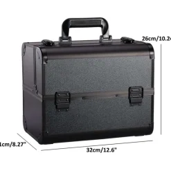 Confibel Opvouwbare Cosmetica Koffer 5 Opbergvakken Beauty Case Clearance