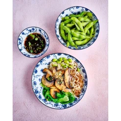 Cosy & Trendy 4 Stuks Flor Azul Diepe borden Porselein Sale