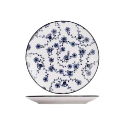 Cosy & Trendy 4 Stuks Flor Azul Ontbijt- en Dessertborden Porselein Online