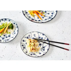 Cosy & Trendy 4 Stuks Flor Azul Ontbijt- en Dessertborden Porselein Online