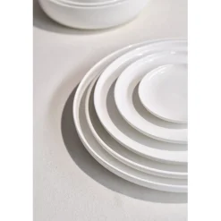 Cosy & Trendy 4 Stuks Moon White Ontbijt- en Dessertbord