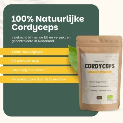 Cupplement Cordyceps Poeder Biologisch Outlet