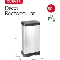 Curver Decobin Prullenbak 50L Clearance