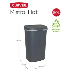 Curver Mistral Flat Prullenbak 50L Sale