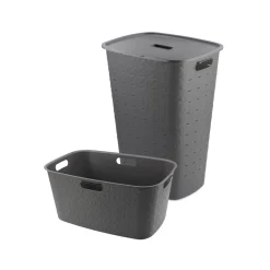 Curver Softex Wasbox met Deksel + Wasmand Hot