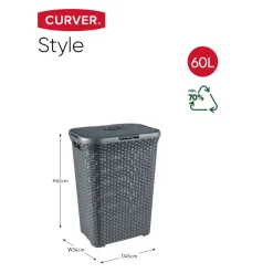 Curver Style Wasmand met Deksel
