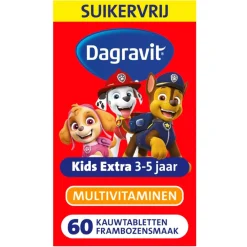 Dagravit Kids-Xtra Paw Patrol 3-5 jaar Kauwtabletten Outlet