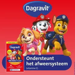 Dagravit Kids-Xtra Paw Patrol 3-5 jaar Kauwtabletten Outlet