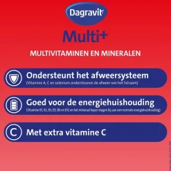 Dagravit Totaal 30 Multivitaminen en Mineralen Dragees New