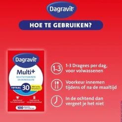 Dagravit Totaal 30 Multivitaminen Dragees New