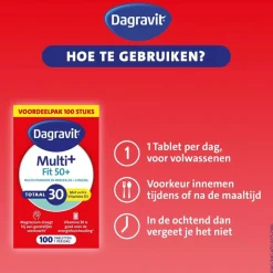 Dagravit Totaal 30 Vitaal 50+ Tabletten New
