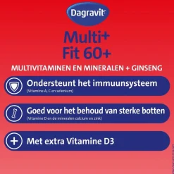 Dagravit Totaal 30 Vitaal 60+ Multivitaminen Tabletten New