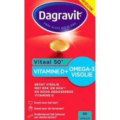 Dagravit Vitaal 50+ Vit D + Omega-3 Visolie Capsules Outlet