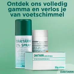 Daktarin Miconazolnitraat 20mg/g Strooipoeder bij Schimmelinfecties Best